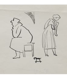 Sketch Illustration for Tale "Meet Baluyev". Evgeny Rastorguev
