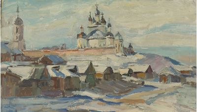 Winter in Suzdal. Tatiana Konovalova-Kovrigina