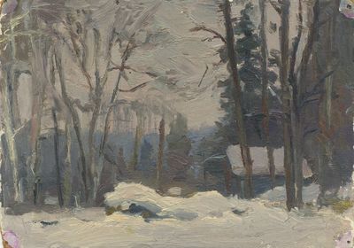 Winter in the Forest. Evsey Reshin