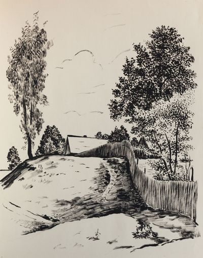 Tarusa Landscape. Sveshnikov A. V.