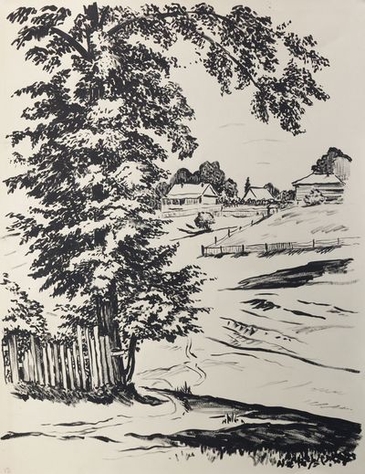 Tarusa Landscape. Sveshnikov A. V.
