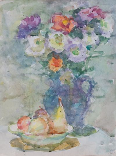 Flowers and Pears. Inna Mednikova