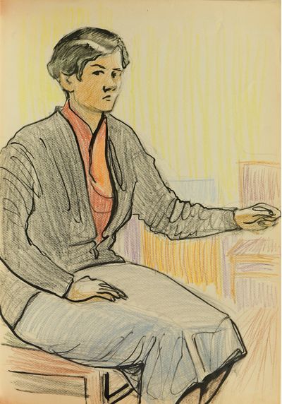 Женщина на стуле. Наталья Орлова