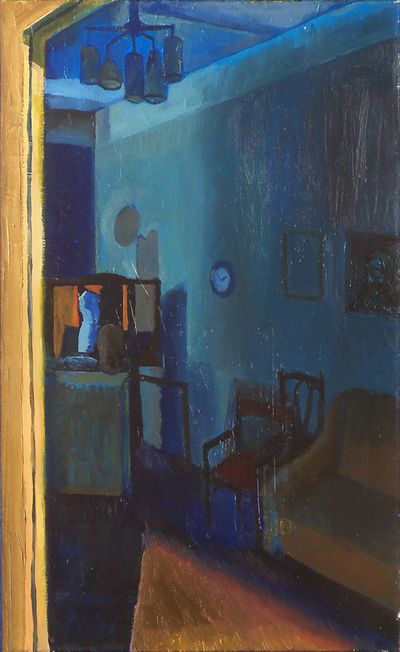 Workshop. Blue Interior. Oleg Ivanov